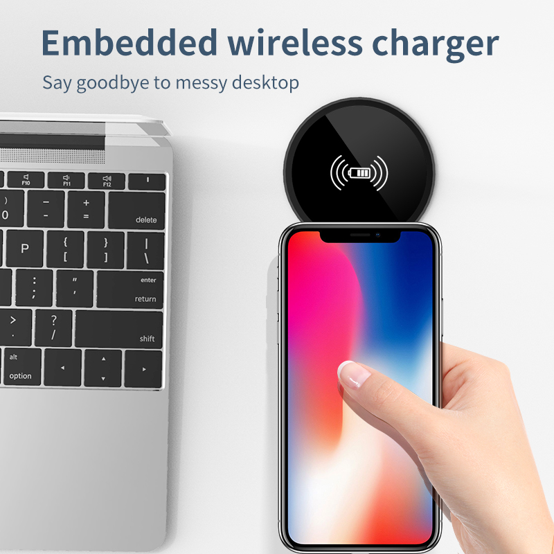 Table Embedded Wireless Charger Bundle