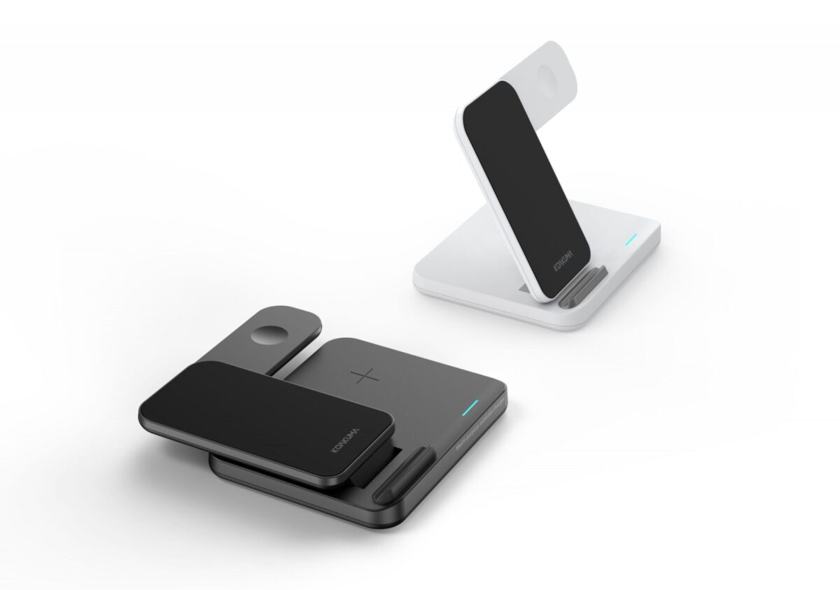 3 in 1 Foldable Desktop Wireless Charger for Apple Devices